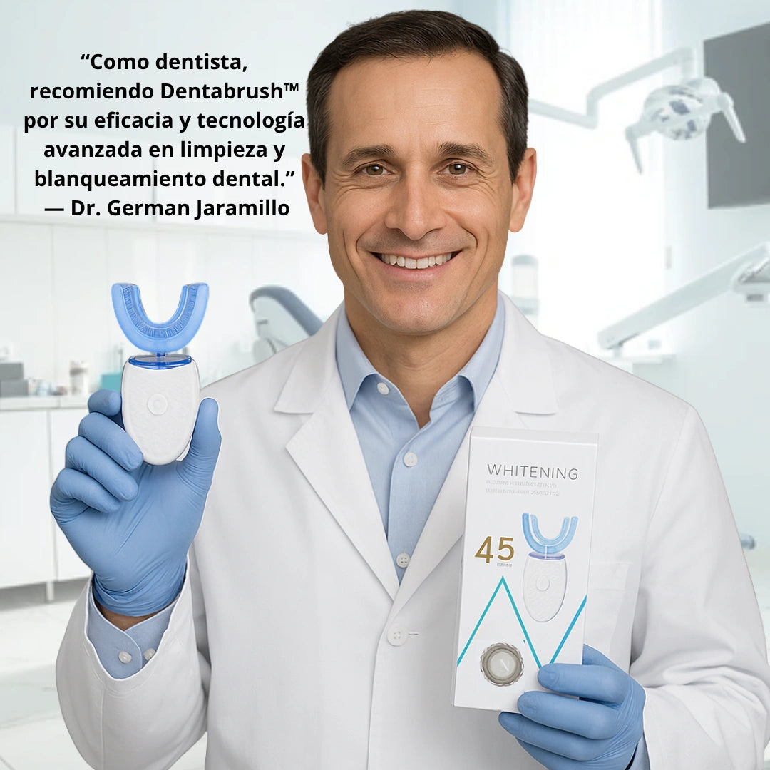Dentabrush™ Pro: Cepillo Eléctrico Ultrasónico 360°