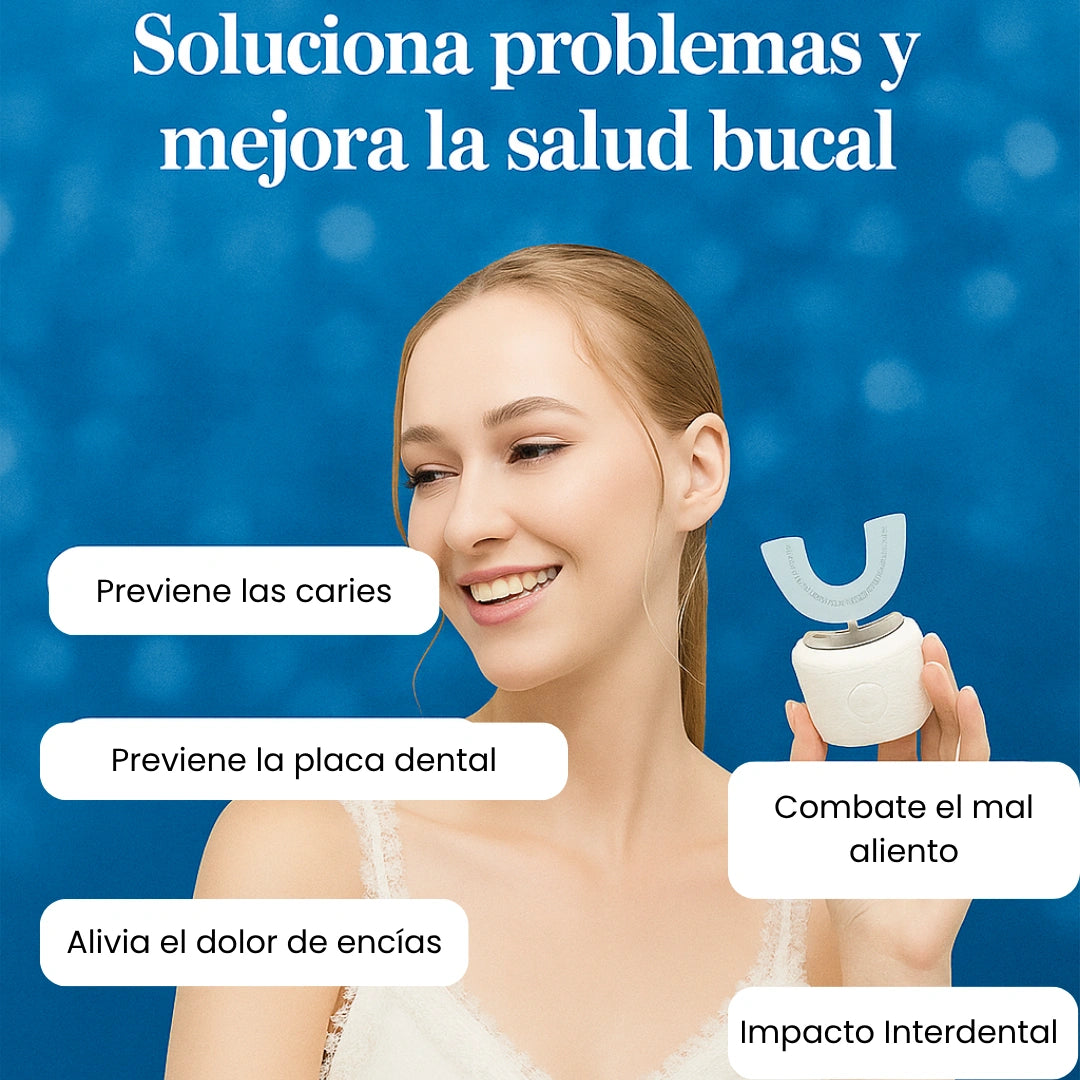 Dentabrush™ Pro: Cepillo Eléctrico Ultrasónico 360°
