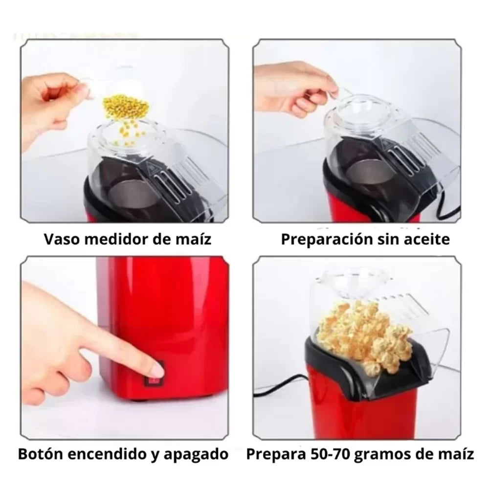 Magic Popcorn™: Crispetera + LICUADORA PORTÁTIL GRATIS 🎁
