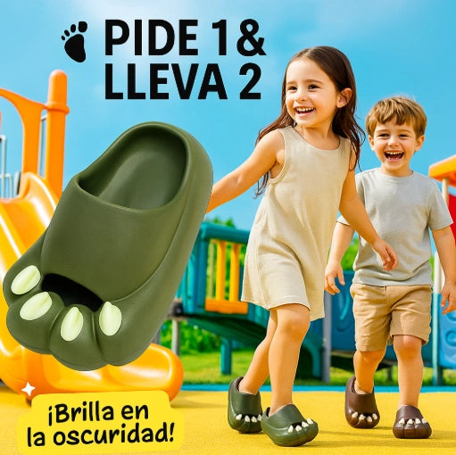 Monster Light™ | Sandalias Infantiles con Garras Luminosas | Pide 1 y Lleva 2