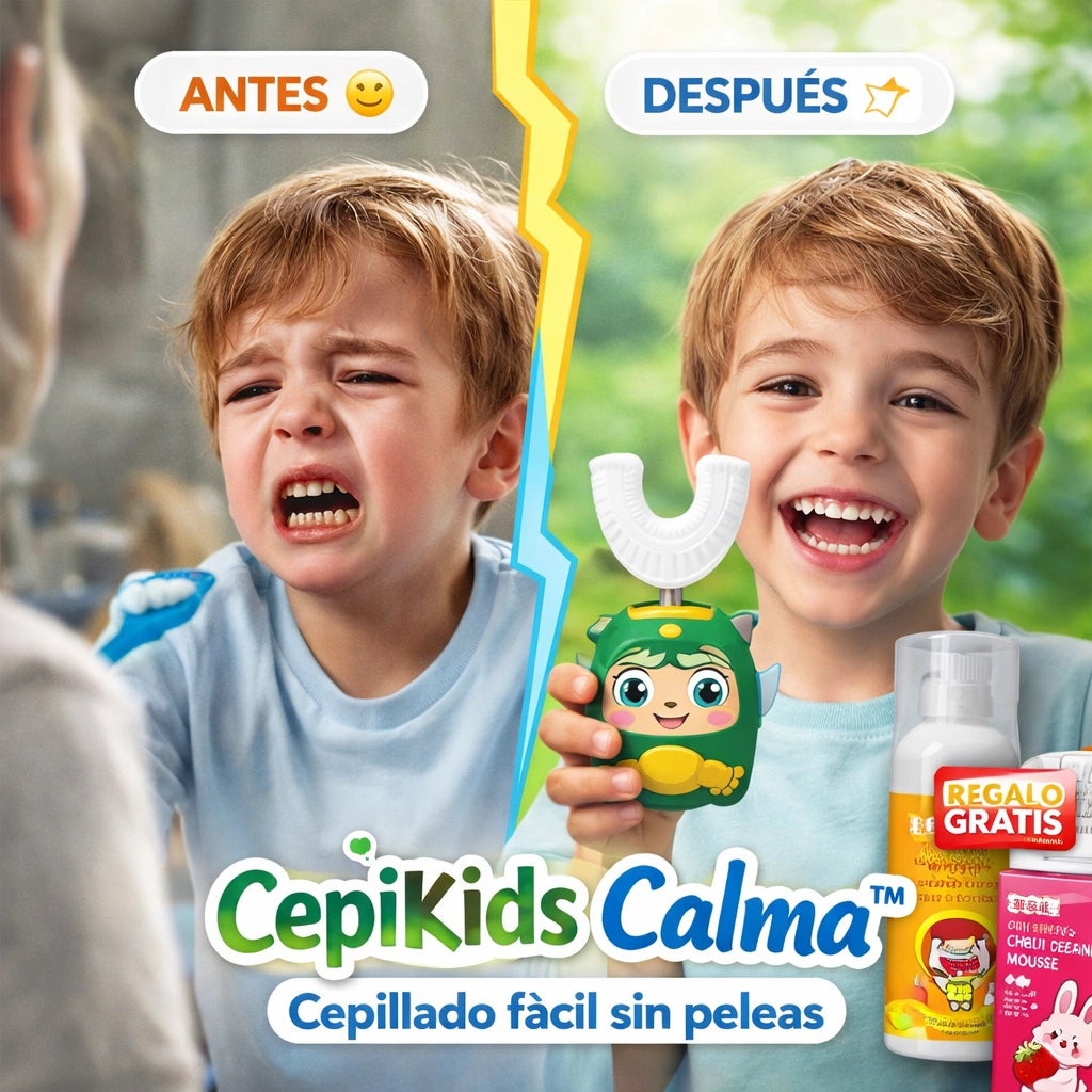 CepiKids™ | Adiós peleas al cepillarse + ESPUMA GRATIS 🎁