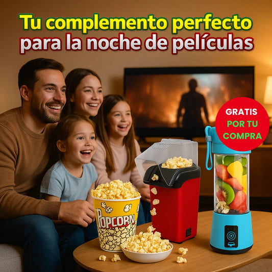 Magic Popcorn™: Crispetera + LICUADORA PORTÁTIL GRATIS 🎁