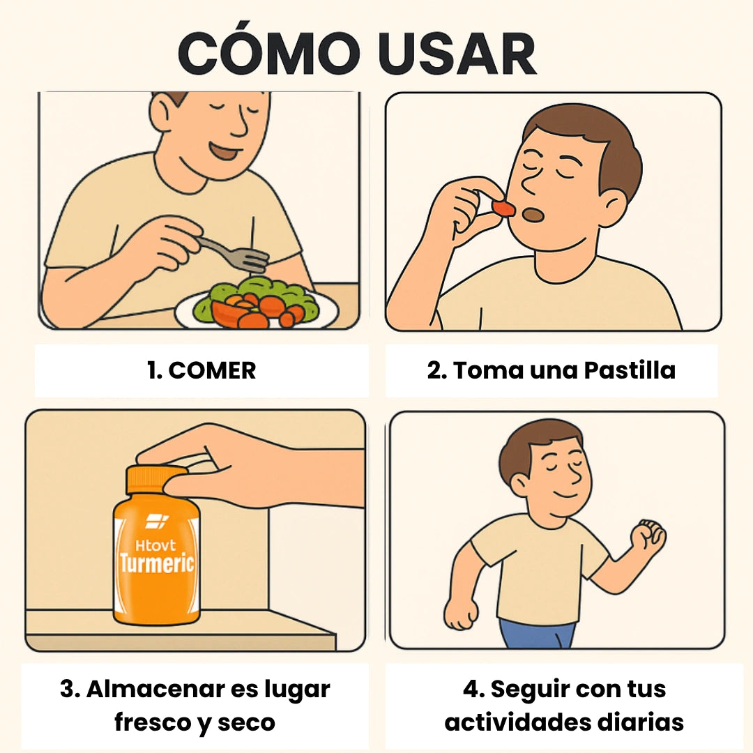 Turmeric | Cúrcuma Masticable x60 + 6 Sobres De Citrato de magnesio GRATIS🎁