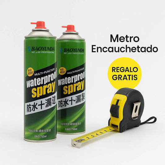 Spray Impermeabilizante | Pide 1 Lleva 2 + Metro GRATIS 🎁